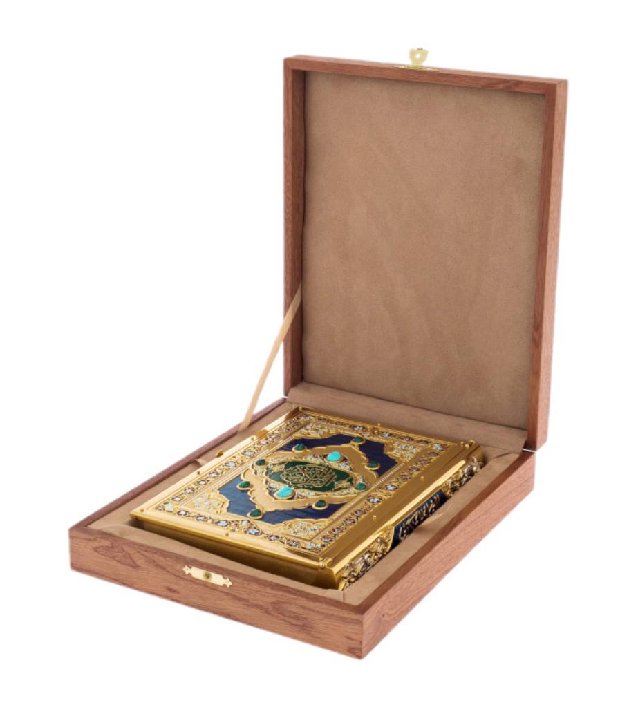Quran 24k gold plated / Handcrafted